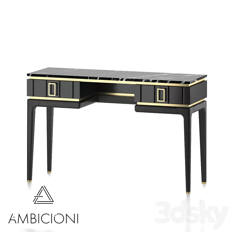 Dressing table Ambicioni Bairo Kitte 3D Model