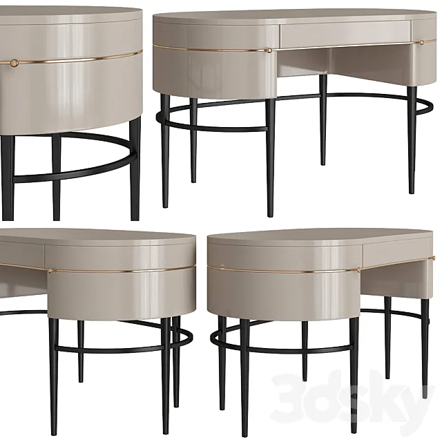 Dressing table Beatrice Jetclass 3D Model Dressing table Beatrice Jetclass 3D Model