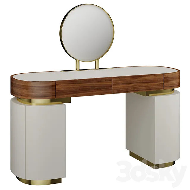 Dressing table CLAIRE By HOMMES 3D Model