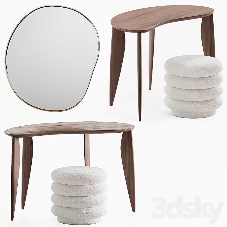 Dressing table Ferm Living 3D Model Free Download