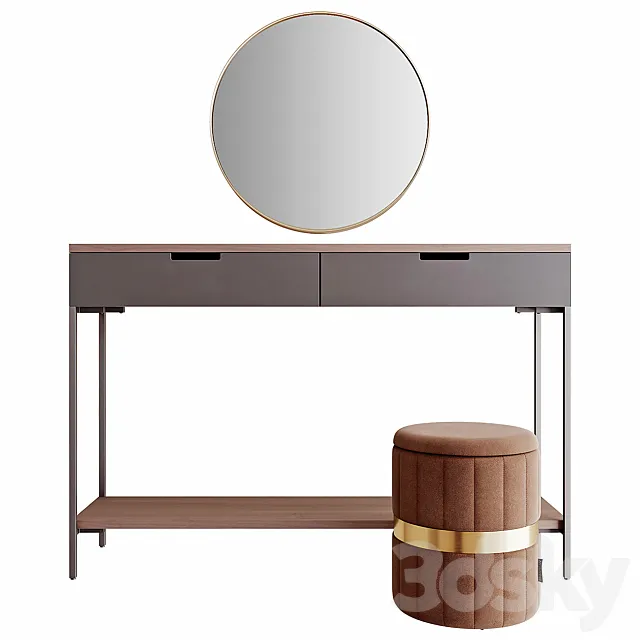 Dressing table Garda Decor 40AD-CST070 3DModel Dressing table Garda Decor 40AD-CST070 3DModel