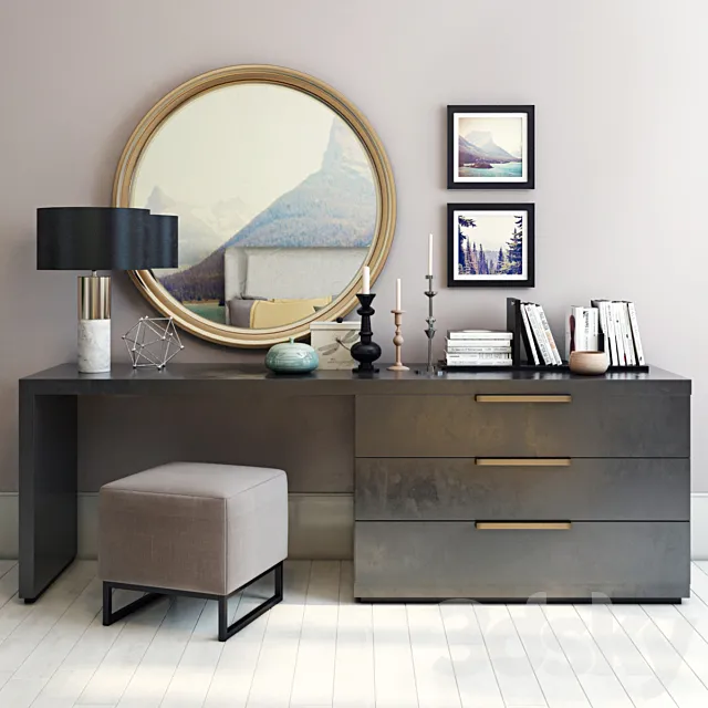 Dressing table in a modern style 3DModel