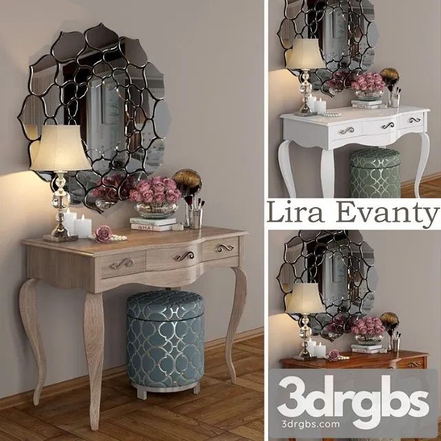 Dressing table lira from evanty 2 3D Model Download