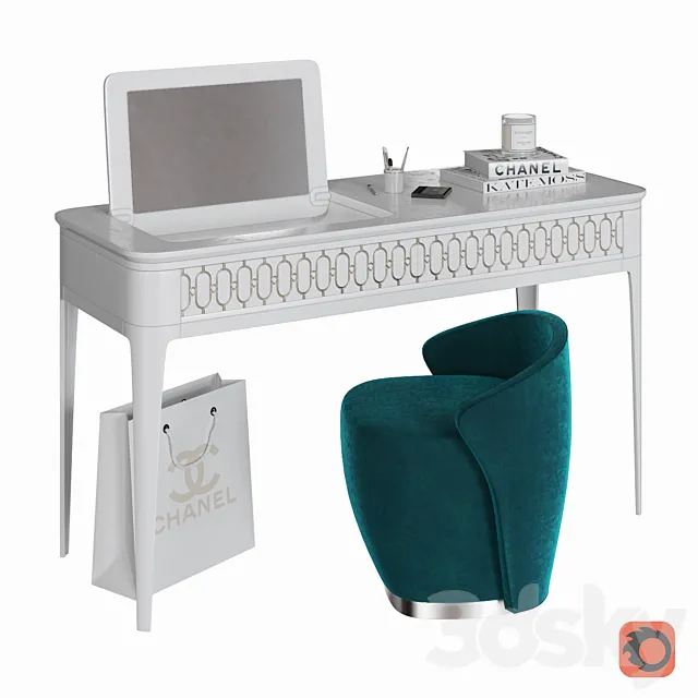 Dressing table Mugali MARIA 3D Model Dressing table Mugali MARIA 3D Model