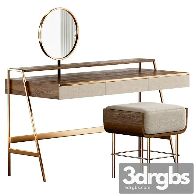 Dressing Table Venere By Gallotti Radice 3D Model Download