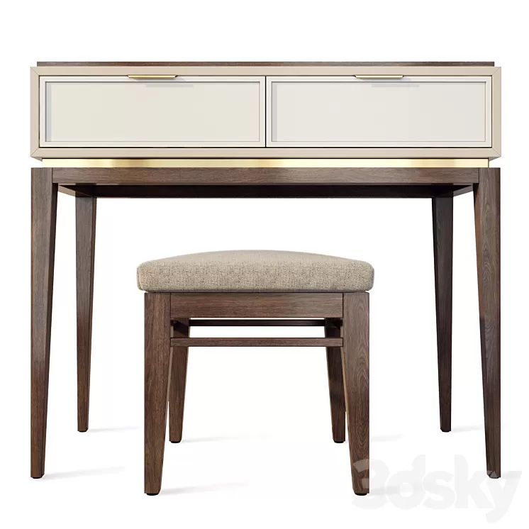 Dressing table Vermont. Vanity by Wooden Kors. 3D Model Free Download