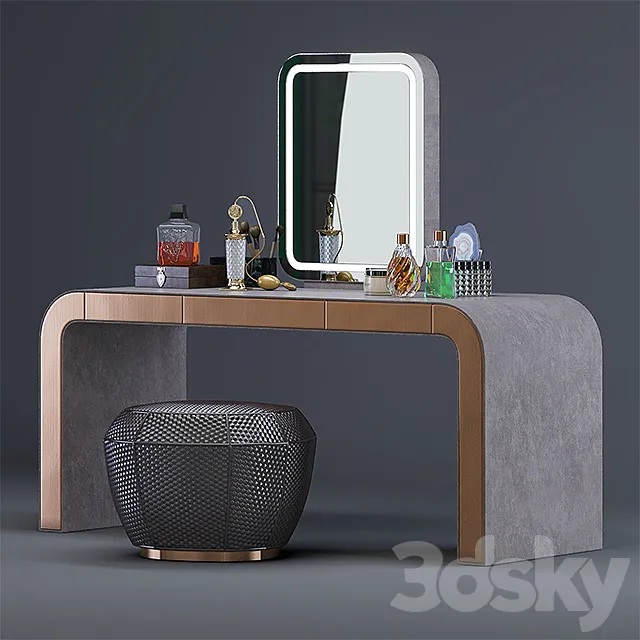 Dressing table Visionnaire – Mobiletrucco 3D Model Dressing table Visionnaire – Mobiletrucco 3D Model