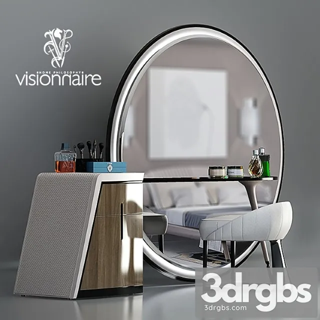 Dressing table visionnaire – westley 2 3D Model Download