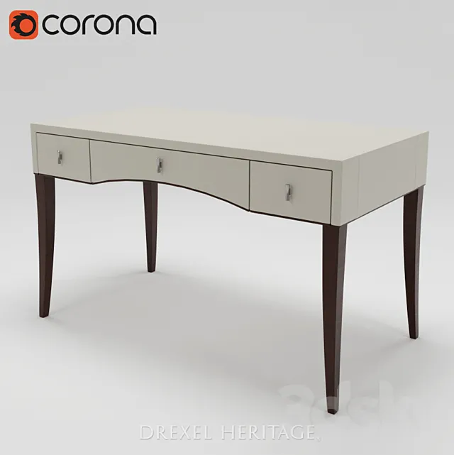 drexel heritage desk 3D Model