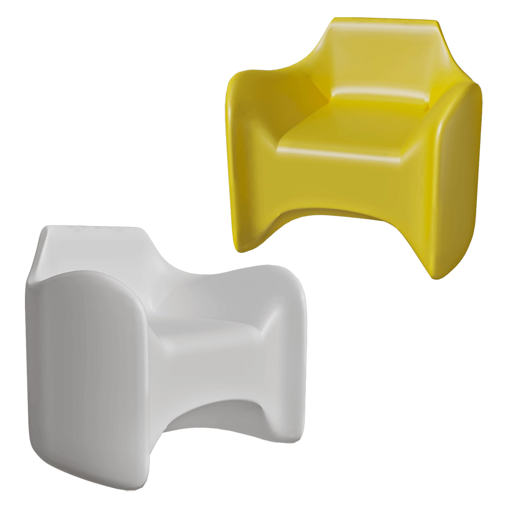 Driade – Armchair Tokyo-Pop 2 3D Model Driade – Armchair Tokyo-Pop 2 3D Model