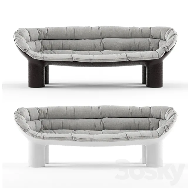 Driade Roly Poly Sofa 3DModel Driade Roly Poly Sofa 3DModel