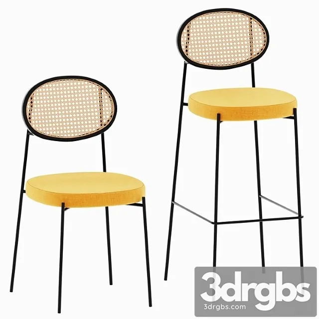 Drift chairs 2 3D Model Download