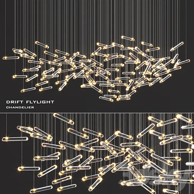 Drift Flylight S01 Chandelier 3DModel Drift Flylight S01 Chandelier 3DModel