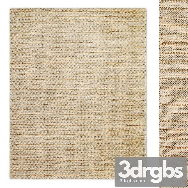 Drift handwoven jute rug rh 5 3D Model Download