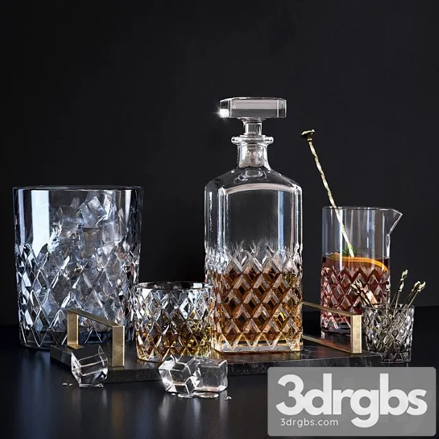 Drinkware collection 3D Model Download