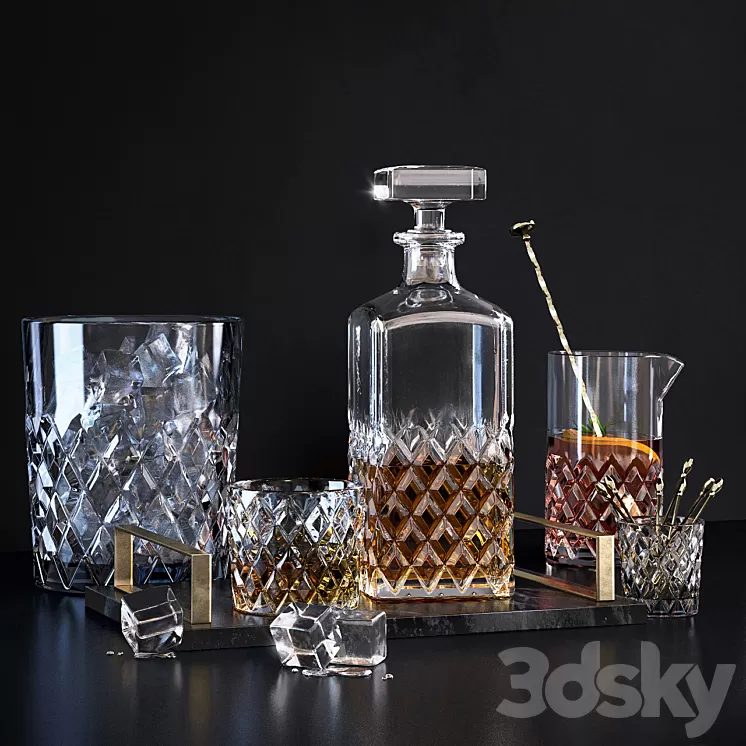 Drinkware Collection 3D Model
