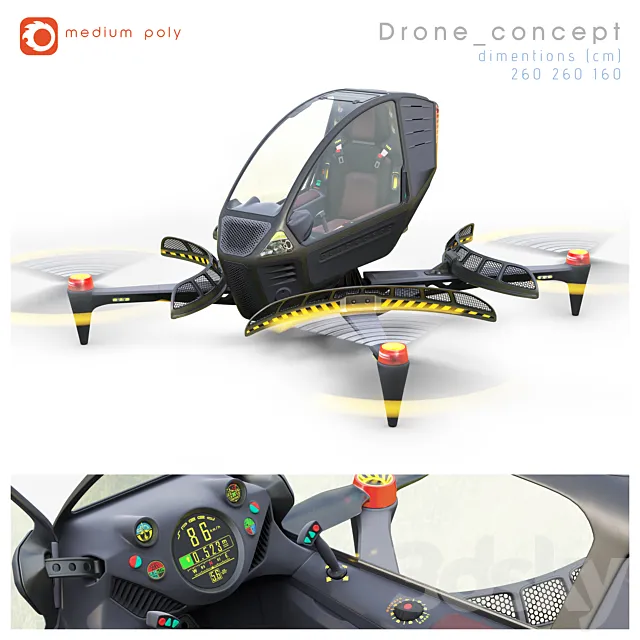 Drone concept Free Download