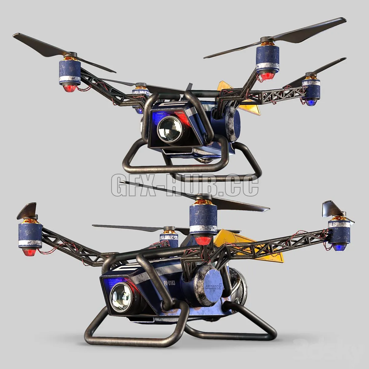 Drone scout 3D Model Drone scout 3D Model