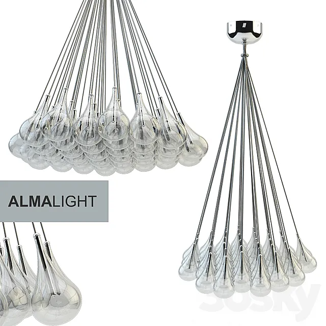 DROP | Adjustable pendant lamp 3D Model DROP | Adjustable pendant lamp 3D Model