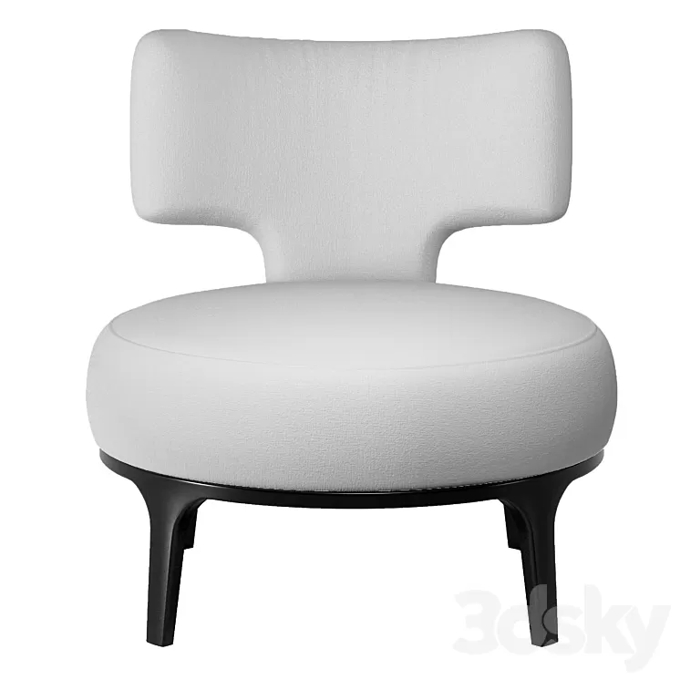 Drop Flexform Armchair 3D Model Drop Flexform Armchair 3D Model