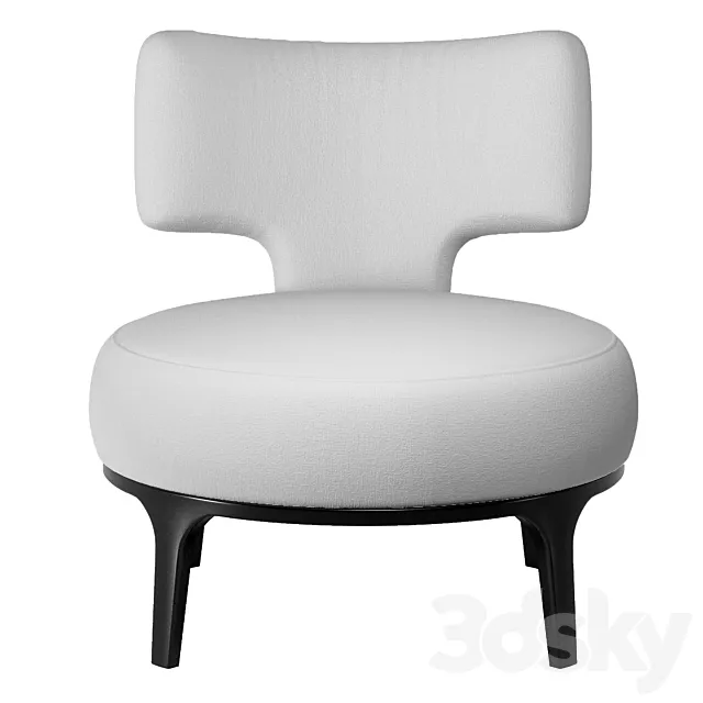 Drop Flexform Armchair 3DModel Drop Flexform Armchair 3DModel