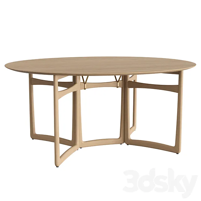 Drop Leaf HM6 Table 3D Model