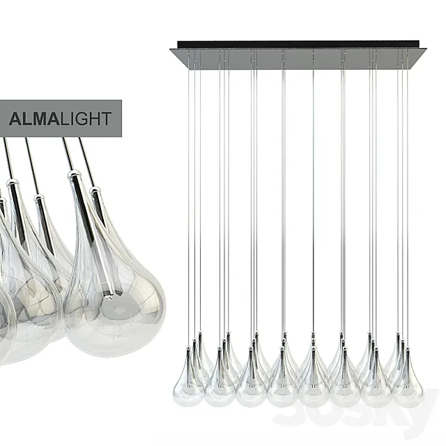 DROP | Pendant lamp Alma Light 3D Model DROP | Pendant lamp Alma Light 3D Model