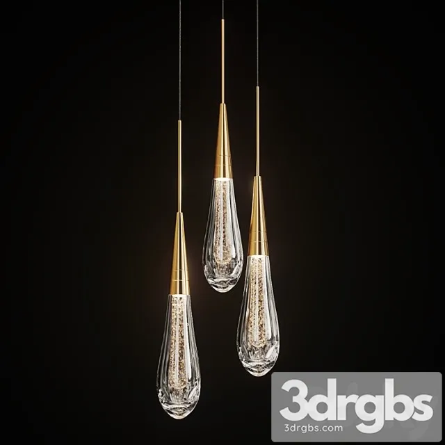 Drop shaped pendant lamp fial 3D Model Download Drop shaped pendant lamp fial 3D Model Download