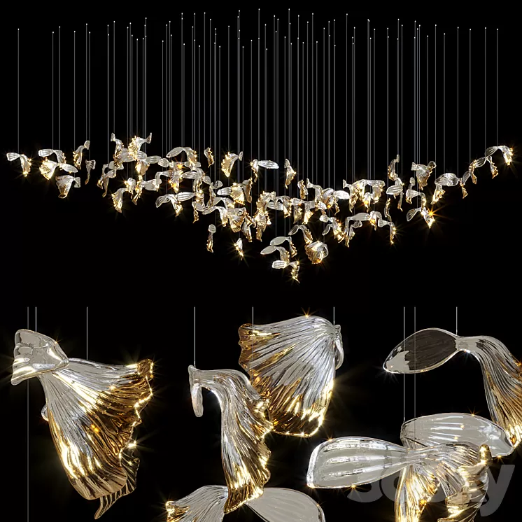 Droplight Vargov Design – Goldfish 3D Model Free Download