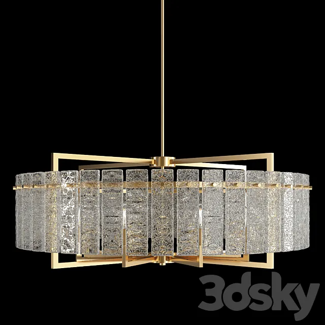 Drum Chandelier 3D Model Drum Chandelier 3D Model
