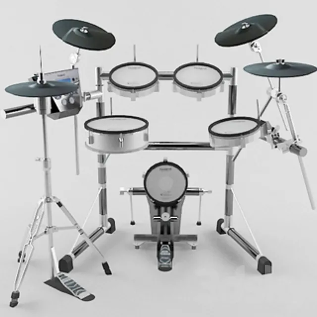 Drum set 3DModel