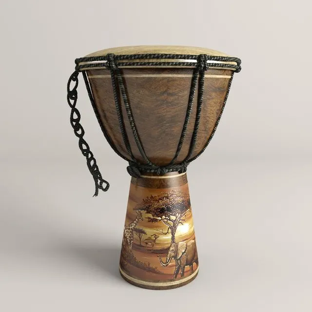 Drum Tam-Tam 3D Model