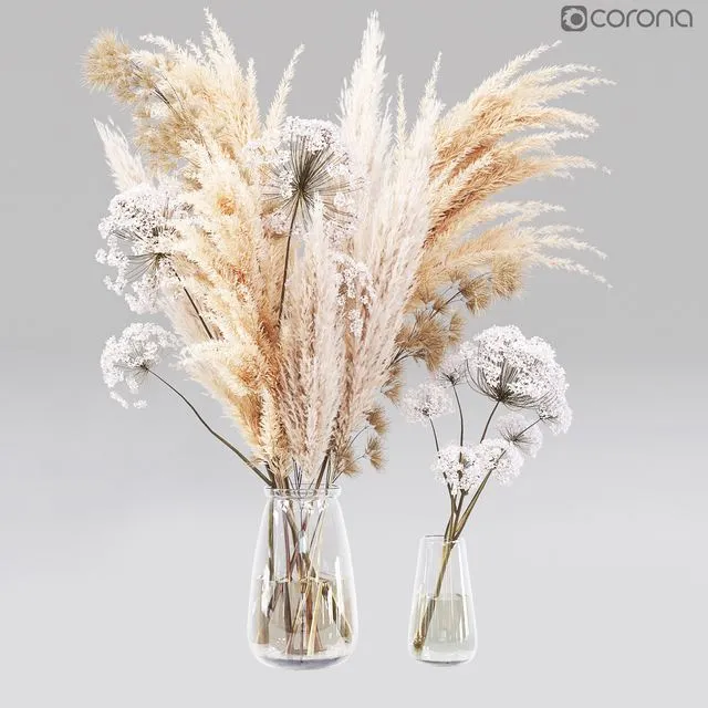 Dry Flower 01 3D Model Dry Flower 01 3D Model