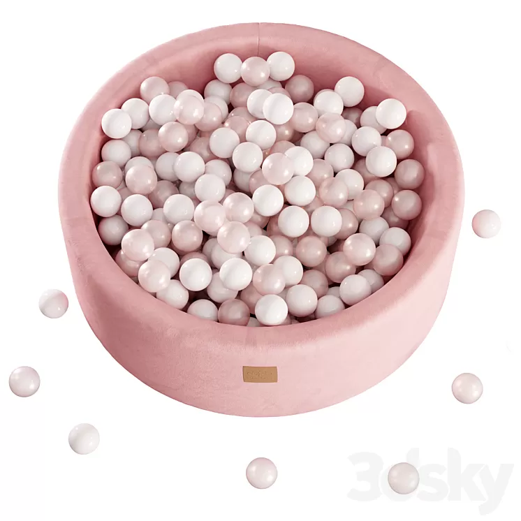 Dry pool BABY BALL PIT from MEOWBABY 3D Model Free Download