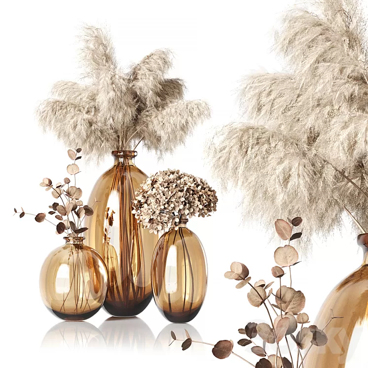 Dry_plants_02 3D Model Free Download