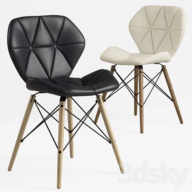 DSW DEEP chair 3D Model DSW DEEP chair 3D Model