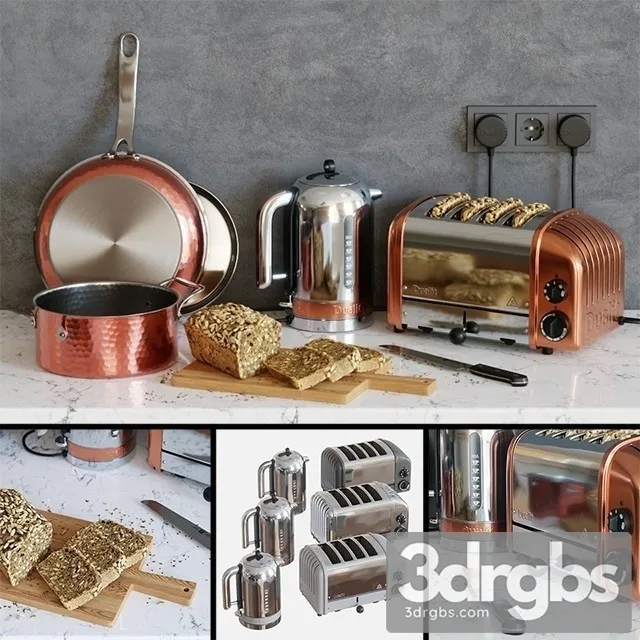 Dualit Toaster Set 3D Model Download