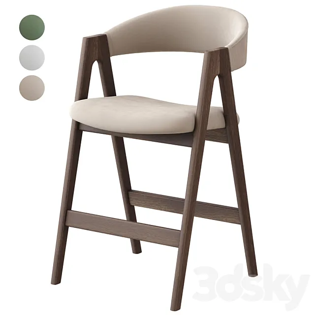 Dublin Bar Chair Deep House 3D Model Dublin Bar Chair Deep House 3D Model