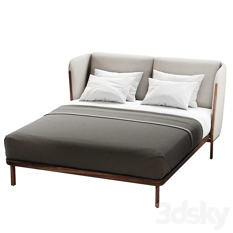 Dubois Bed by De La Espada 3D Model Free Download