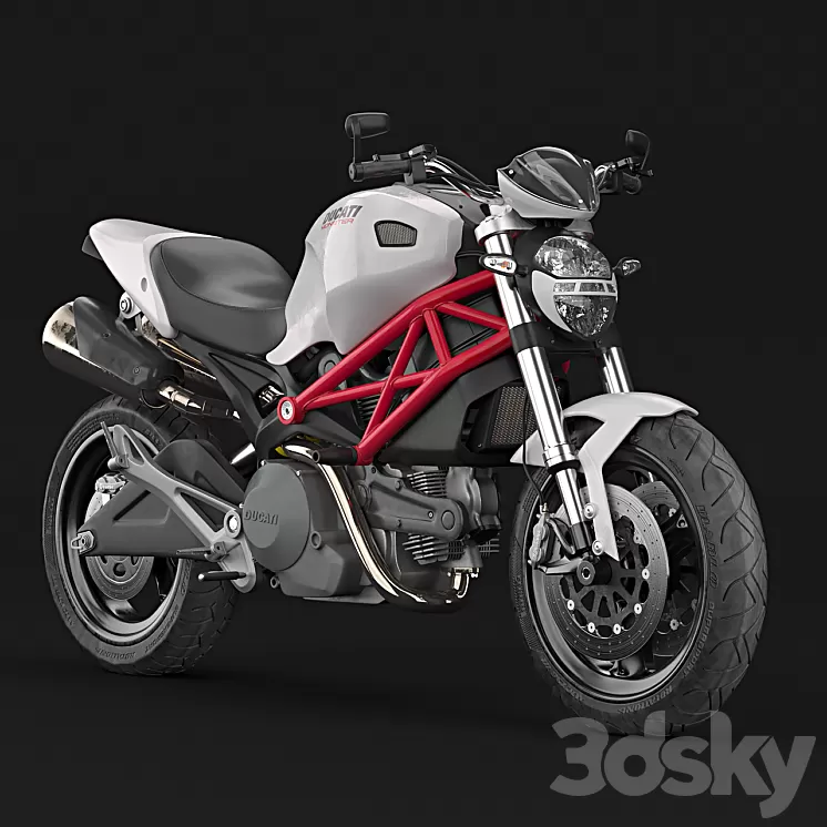 Ducati Monster 696 3D Model