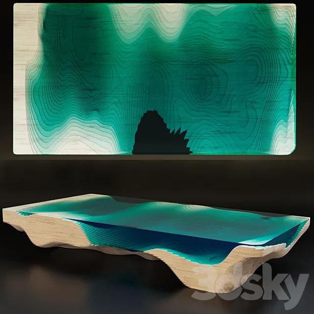 Duffy London table 3D Model Duffy London table 3D Model