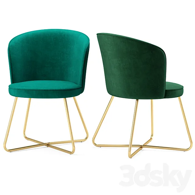 Duhome Accent Chair Vanity Chair 3D Model