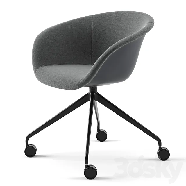 Duna 02 By Arper 3D Model Duna 02 By Arper 3D Model