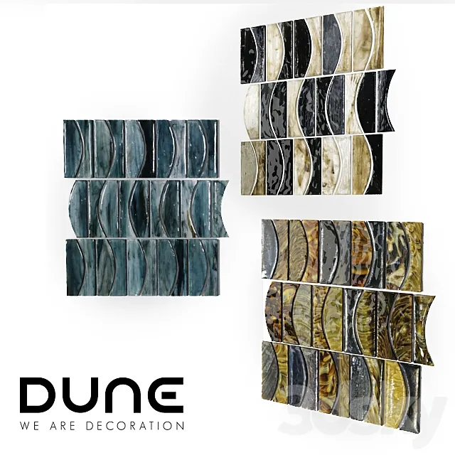 DUNA Mosaic (BLUES. SALSA. REGGAE) 3DModel DUNA Mosaic (BLUES. SALSA. REGGAE) 3DModel
