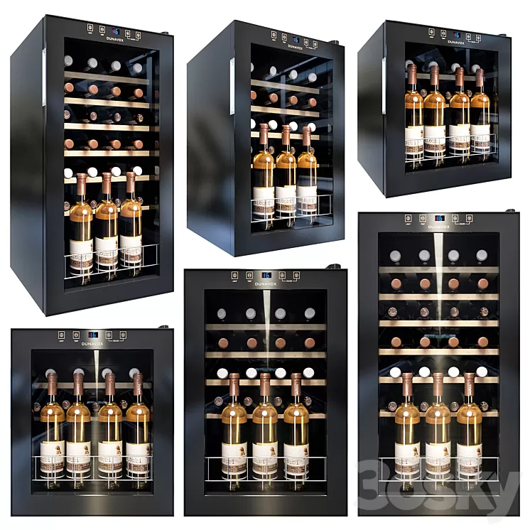 Dunavox wine cabinet 3D Model
