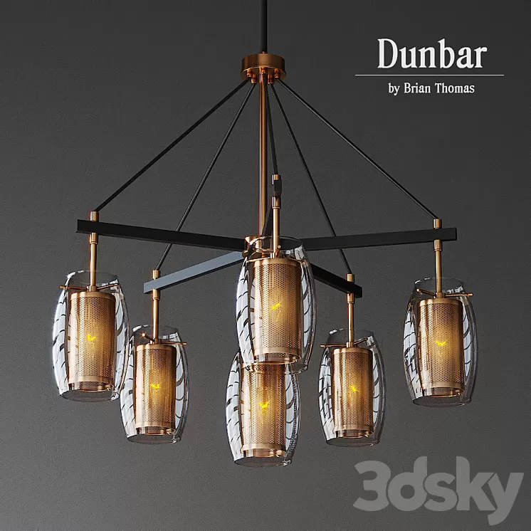 Dunbar 6 Light Chandelier | Savoy house 3D Model
