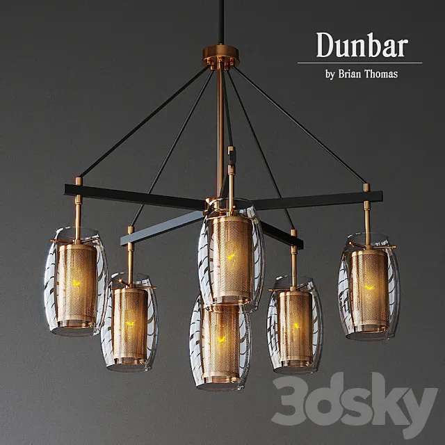 Dunbar 6 Light Chandelier | Savoy house 3DModel