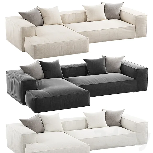 Dunbar Corner Sofa by FEST Amsterdam 3DModel Dunbar Corner Sofa by FEST Amsterdam 3DModel
