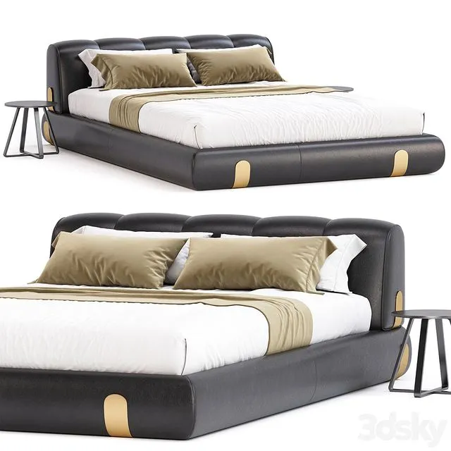 Dune bed by shake design 3D Model Dune bed by shake design 3D Model