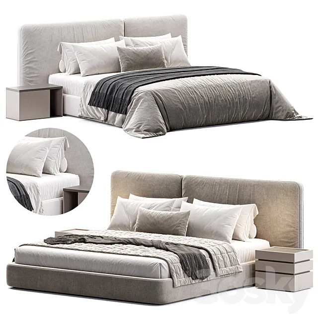 Dunes Bed By The Highwall 3D Model Dunes Bed By The Highwall 3D Model